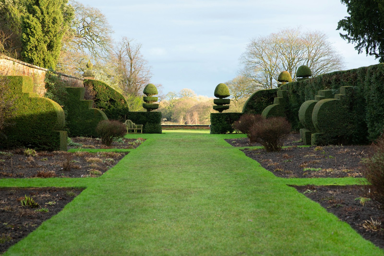 Manicured lawn
